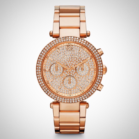 Michael Kors Accessories - Michael Kors Stainless Steel Rose Gold Watch